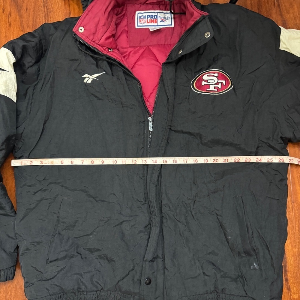 Pro Line Reebok San Francisco 49ers Jacket Size XL Vintage - Picture 12 of 14